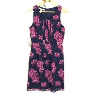 Forever 21 Pintuck Floral Dress Sleeveless size S NEW